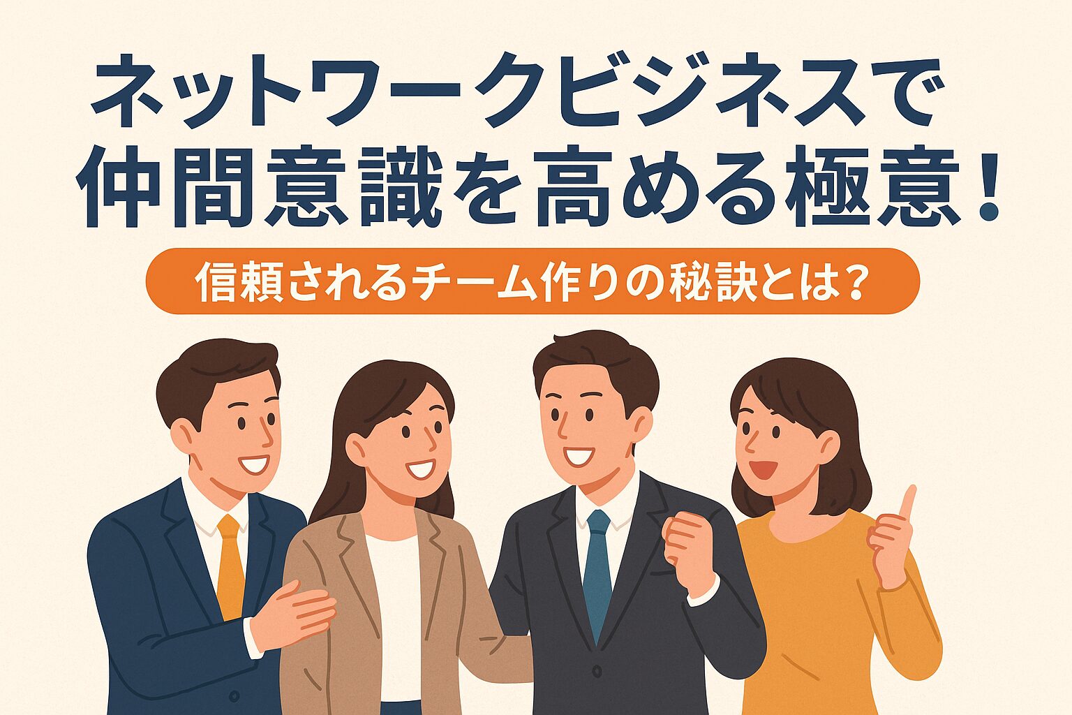 初心者でも安心！仲間と信頼を築くネットワークビジネスの実践法まとめ