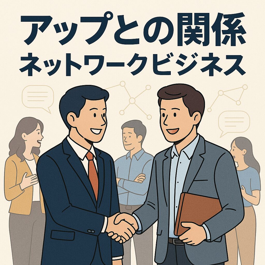 ネットワークビジネスで成功するには？アップとの関係を味方につける方法を徹底解説！