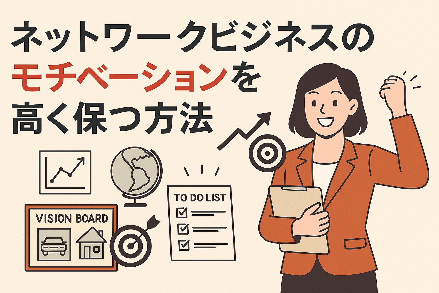 ネットワークビジネスで結果を出す人の秘密：モチベーションを高く保つ5つの法則