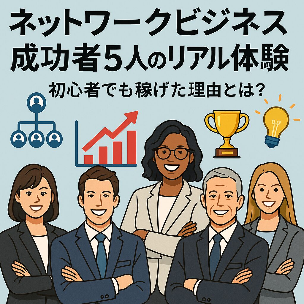ネットワークビジネスで本当に成功する人の共通点とは？リアルな成功例5選とその秘訣