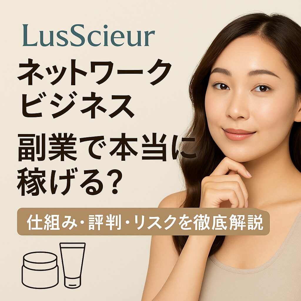 ルシェールのネットワークビジネスとは？実態・仕組み・評判を徹底解説！
