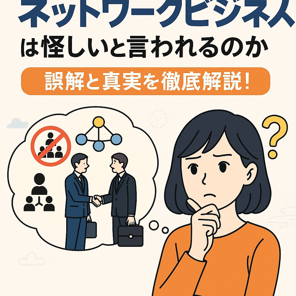 ネットワークビジネスの「悪いイメージ」はなぜ広がった？その真相と誤解を徹底解説！