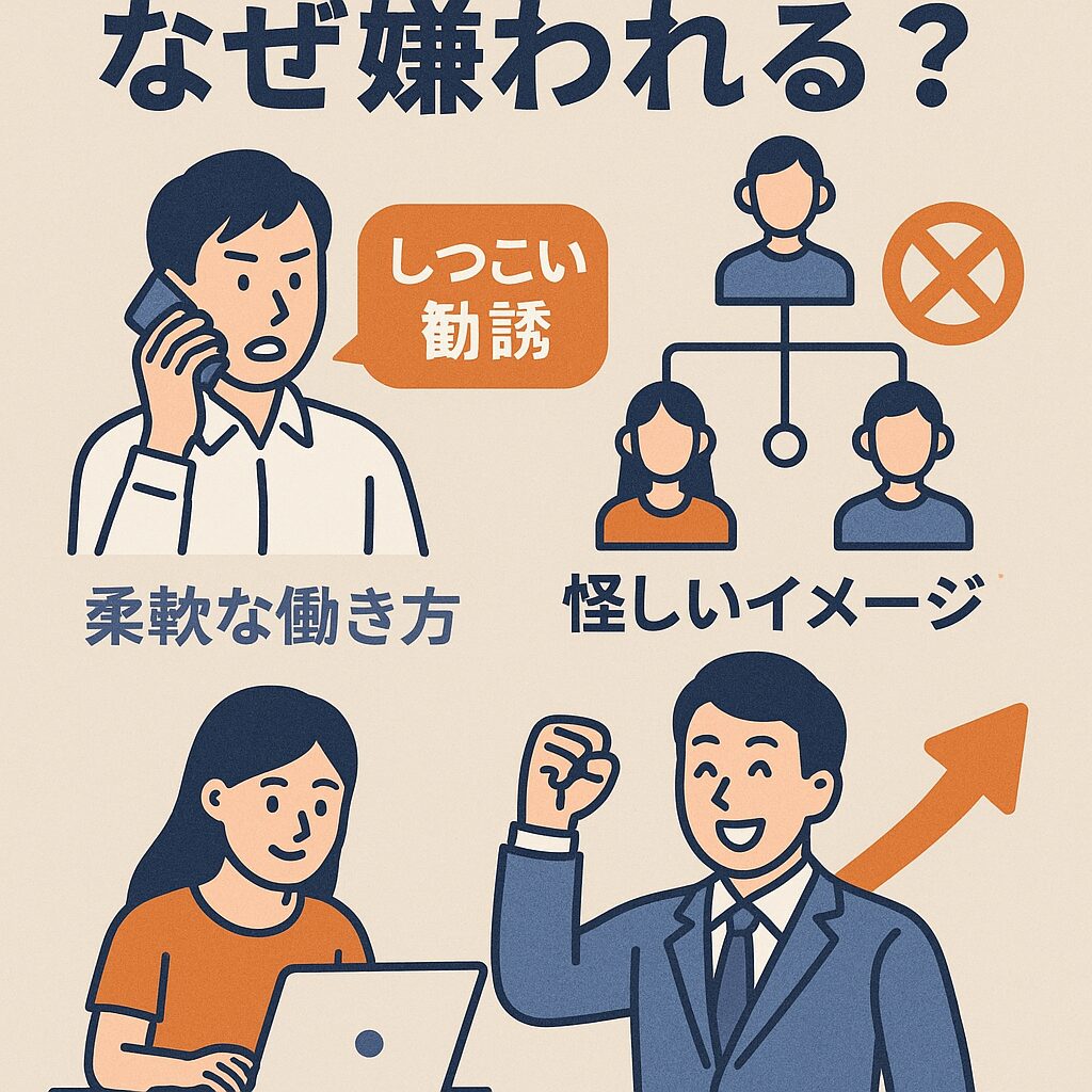 ネットワークビジネスが嫌われる5つの理由と誤解されやすい本当の姿とは？